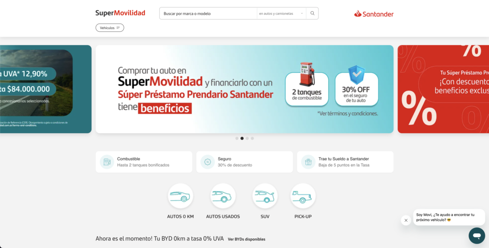 SuperMovilidad: marketplace de autos con beneficios